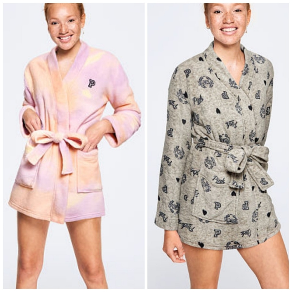NIP VS PINK Teddy Robe Set (Both!!)